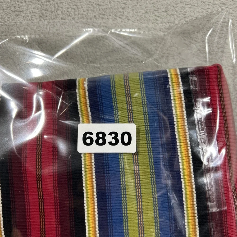 Vintage Hang Ten Tee Shirt Mens XL Multicolored Striped Pocket Made in USA